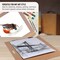 23" x 26" Artist Sketch Tote Board - Lightweight Hardboard Drawing Board with Handle, Clip & Rubber Band for Art, Sketching, Travel, Studio